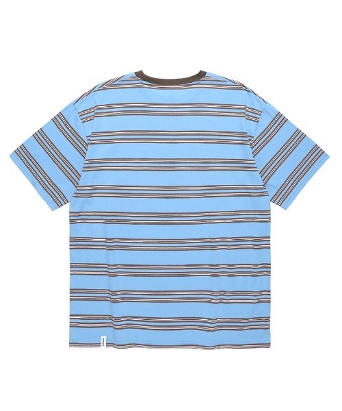 MAHAGRID（マハグリッド）の「【mahagrid】ROPE LOGO STRIPED TEE / マハグリッド ロープ ロゴ ストライプ Tシャツ（Tシャツ/カットソー・メンズ・ブラック/ブルー/ピンク・X-LARGE/MEDIUM/SMALL/LARGE）」の12枚目の写真