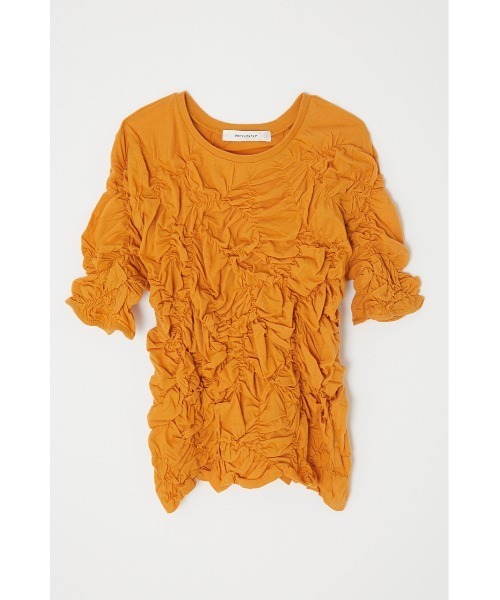 MOUSSY（マウジー）の「RANDOM SHIRRING トップス（Tシャツ
