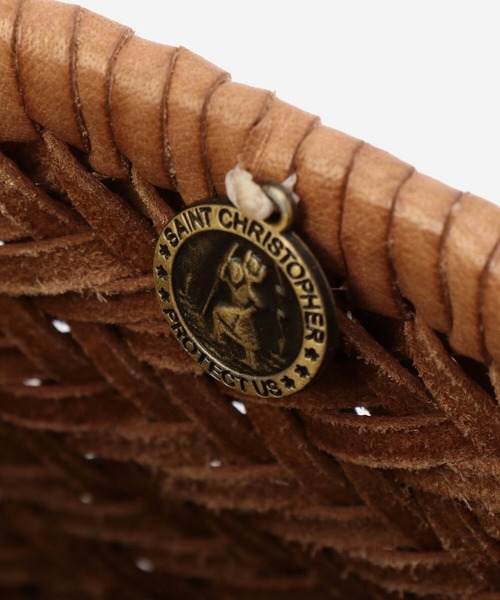 DRAGON（ドラゴン）の「dragon | レザーウーヴンバッグ TRIPLE（トートバッグ・レディース・キャメル・ONE SIZE）」の11枚目の写真