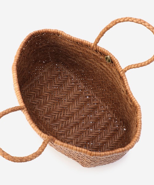 DRAGON（ドラゴン）の「dragon | レザーウーヴンバッグ TRIPLE（トートバッグ・レディース・キャメル・ONE SIZE）」の10枚目の写真