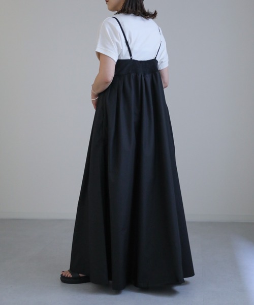 sakishimatokyo（サキシマトーキョー）の「ベアフレアワンピース（ワンピース・レディース・ホワイト/ブラック/グリーン/チャコールグレー・FREE）」の5枚目の写真