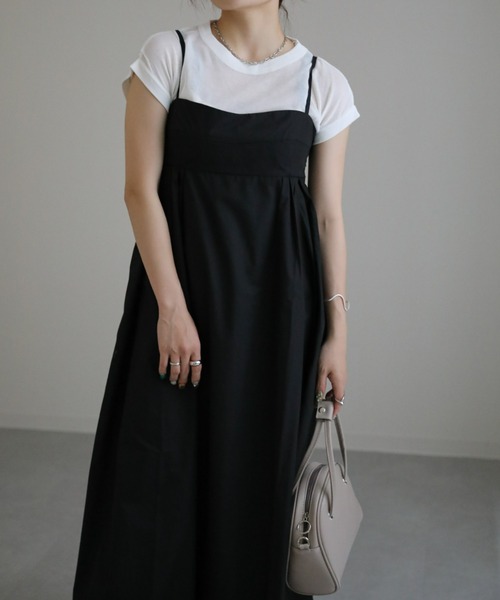 sakishimatokyo（サキシマトーキョー）の「ベアフレアワンピース（ワンピース・レディース・ホワイト/ブラック/グリーン/チャコールグレー・FREE）」の14枚目の写真