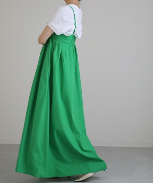 sakishimatokyo（サキシマトーキョー）の「ベアフレアワンピース（ワンピース・レディース・ホワイト/ブラック/グリーン/チャコールグレー・FREE）」の11枚目の写真