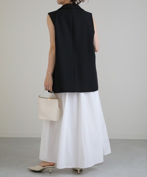 sakishimatokyo（サキシマトーキョー）の「ベアフレアワンピース（ワンピース・レディース・ホワイト/ブラック/グリーン/チャコールグレー・FREE）」の17枚目の写真