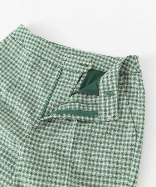 URBAN RESEARCH（アーバンリサーチ）の「ミニギンガムチェックパンツ（その他パンツ・レディース・グリーン/ネイビー・38/36）」の14枚目の写真