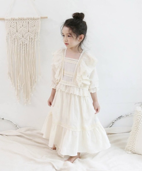 Rora(ローラ)の「エデン コットン パジャマドレス(ルームウェア/パジャマ・キッズ・キナリ・L/M/S)」の15枚目の写真