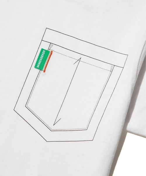 mindseeker（マインドシーカー）の「【Hanes × mindseeker】CREW NECK T-SHIRTS SET / ヘインズ×マインドシーカー クルーネック Tシャツ セット（Tシャツ/カットソー・メンズ・ホワイト×ブラック・LARGE/X-LARGE/MEDIUM）」の3枚目の写真