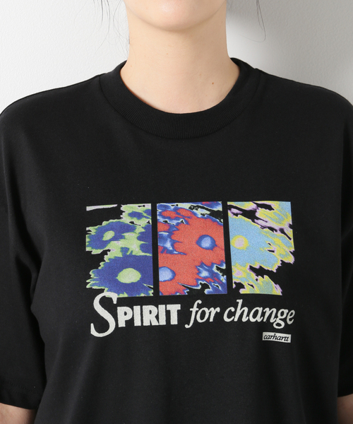 Carhartt WIP（カーハートダブリューアイピー）の「CARHARTT WIP S/S SPIRIT T-SHIRT（Tシャツ/カットソー・レディース・ホワイト/ブラック/パープル・SMALL/MEDIUM/X-SMALL）」の11枚目の写真