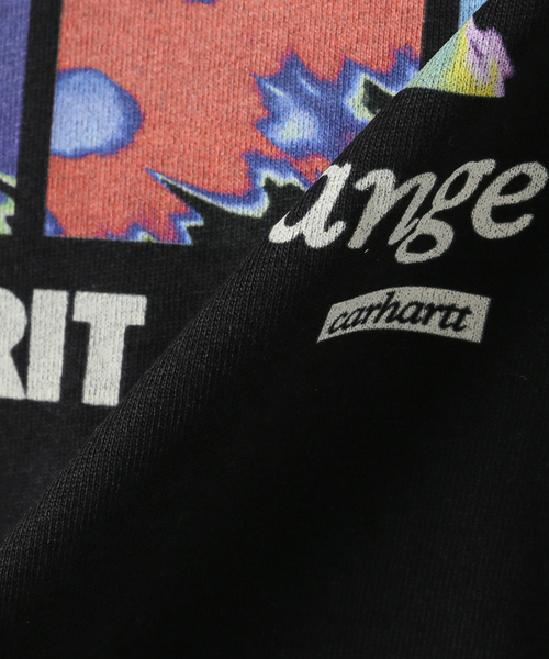Carhartt WIP（カーハートダブリューアイピー）の「CARHARTT WIP S/S SPIRIT T-SHIRT（Tシャツ/カットソー・レディース・ホワイト/ブラック/パープル・SMALL/MEDIUM/X-SMALL）」の19枚目の写真