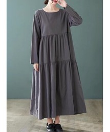 ティアードロングワンピース