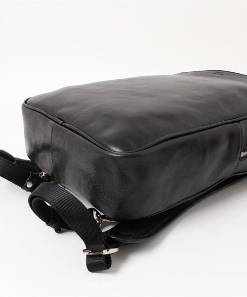 CROWDED CLOSET（クラウデッドクローゼット）の「【SEEKER(シーカー)】ベジタブルタンニンレザー バックパック（バックパック/リュック・メンズ・ブラック・FREE）」の5枚目の写真