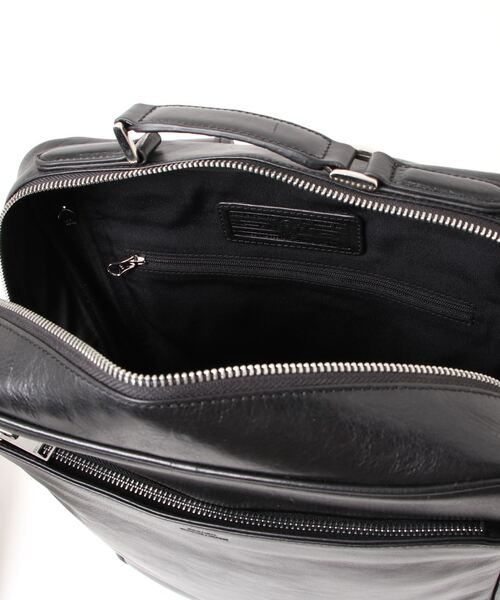 CROWDED CLOSET（クラウデッドクローゼット）の「【SEEKER(シーカー)】ベジタブルタンニンレザー バックパック（バックパック/リュック・メンズ・ブラック・FREE）」の2枚目の写真