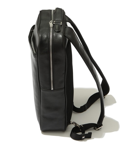 CROWDED CLOSET（クラウデッドクローゼット）の「【SEEKER(シーカー)】ベジタブルタンニンレザー バックパック（バックパック/リュック・メンズ・ブラック・FREE）」の11枚目の写真