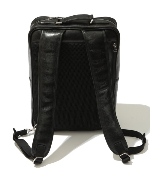 CROWDED CLOSET（クラウデッドクローゼット）の「【SEEKER(シーカー)】ベジタブルタンニンレザー バックパック（バックパック/リュック・メンズ・ブラック・FREE）」の10枚目の写真