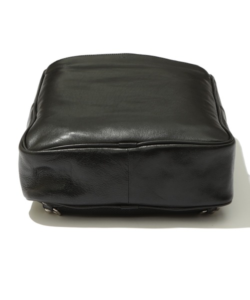 CROWDED CLOSET（クラウデッドクローゼット）の「【SEEKER(シーカー)】ベジタブルタンニンレザー バックパック（バックパック/リュック・メンズ・ブラック・FREE）」の9枚目の写真