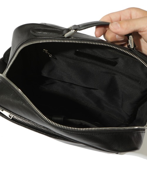 CROWDED CLOSET（クラウデッドクローゼット）の「【SEEKER(シーカー)】ベジタブルタンニンレザー バックパック（バックパック/リュック・メンズ・ブラック・FREE）」の7枚目の写真