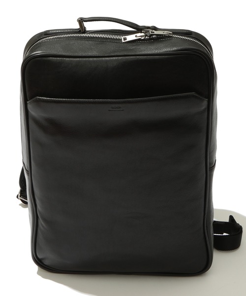 CROWDED CLOSET（クラウデッドクローゼット）の「【SEEKER(シーカー)】ベジタブルタンニンレザー バックパック（バックパック/リュック・メンズ・ブラック・FREE）」の6枚目の写真