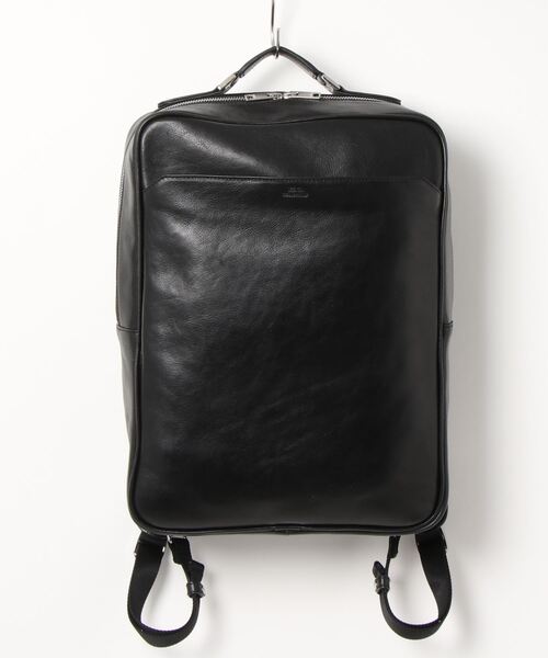 CROWDED CLOSET（クラウデッドクローゼット）の「【SEEKER(シーカー)】ベジタブルタンニンレザー バックパック（バックパック/リュック・メンズ・ブラック・FREE）」の12枚目の写真