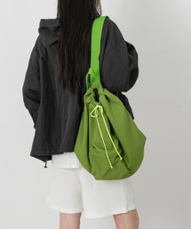 FOLLOWIN | ポイントポケット巾着クロスバッグ(ショルダーバッグ)