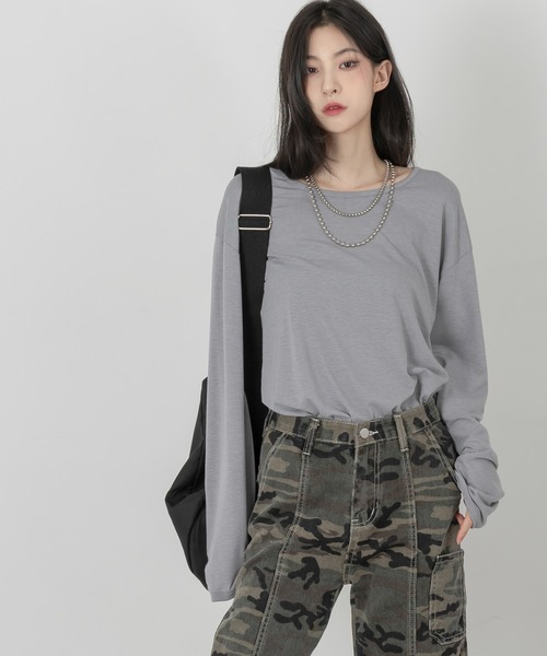 FOLLOWIN（フォロウィン）の「ポイントポケット巾着クロスバッグ（ショルダーバッグ・レディース・ブラック/ベージュ/グリーン・ONE SIZE）」の14枚目の写真