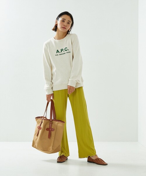 FREAK'S STORE（フリークスストア）の「メローリブカットパンツ（その他パンツ・レディース・ピンク/グレー/グリーン/ブラック/ライトグリーン・ﾌﾘ-）」の7枚目の写真