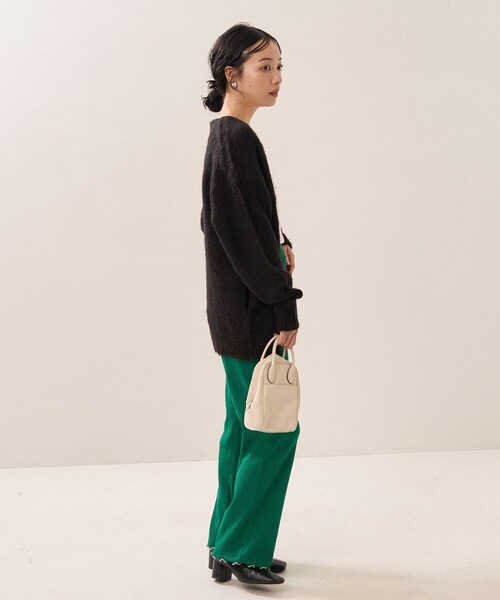 FREAK'S STORE（フリークスストア）の「メローリブカットパンツ（その他パンツ・レディース・ピンク/グレー/グリーン/ブラック/ライトグリーン・ﾌﾘ-）」の12枚目の写真