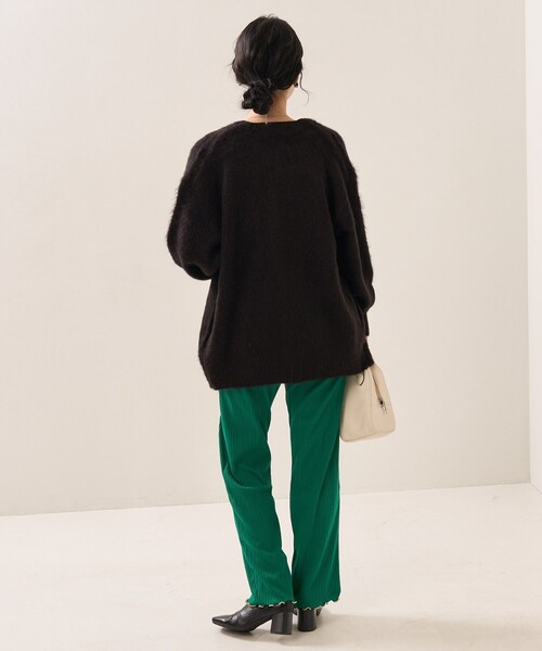 FREAK'S STORE（フリークスストア）の「メローリブカットパンツ（その他パンツ・レディース・ピンク/グレー/グリーン/ブラック/ライトグリーン・ﾌﾘ-）」の13枚目の写真