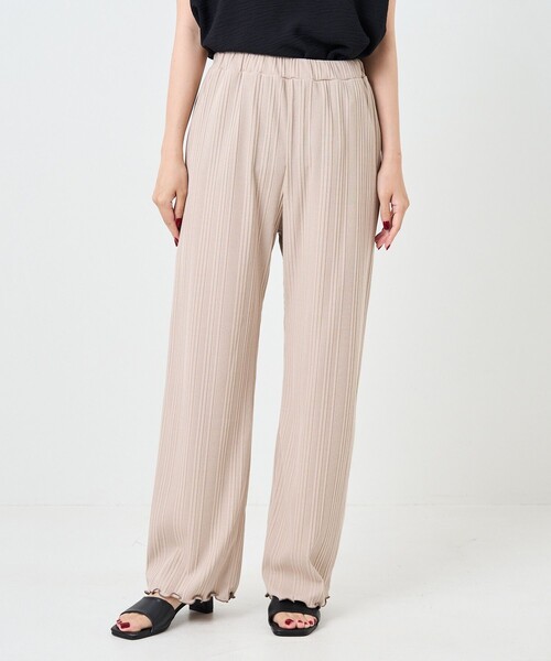 FREAK'S STORE（フリークスストア）の「メローリブカットパンツ（その他パンツ・レディース・ピンク/グレー/グリーン/ブラック/ライトグリーン・ﾌﾘ-）」の16枚目の写真