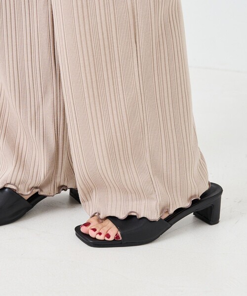 FREAK'S STORE（フリークスストア）の「メローリブカットパンツ（その他パンツ・レディース・ピンク/グレー/グリーン/ブラック/ライトグリーン・ﾌﾘ-）」の21枚目の写真