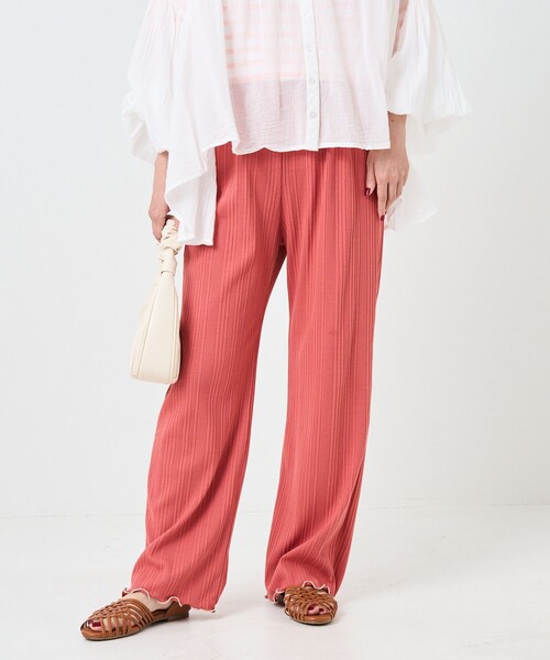 FREAK'S STORE（フリークスストア）の「メローリブカットパンツ（その他パンツ・レディース・ピンク/グレー/グリーン/ブラック/ライトグリーン・ﾌﾘ-）」の22枚目の写真