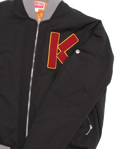KENZO（ケンゾー）の「'Varsity' ボンバージャケット（その他アウター・メンズ・ブラック系その他5・SMALL/MEDIUM）」の3枚目の写真