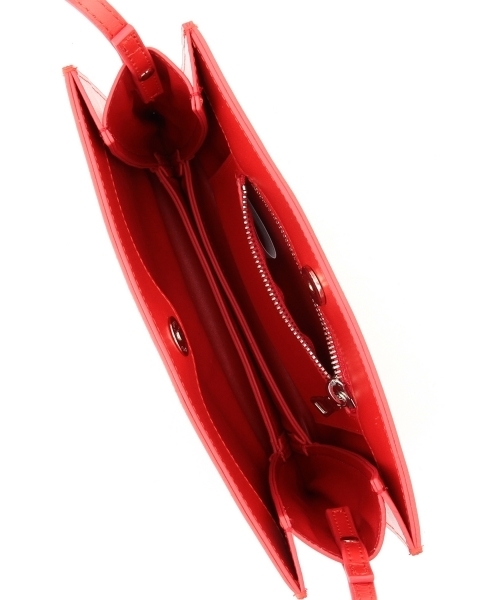 Ray BEAMS（レイビームス）の「【FUDGE5月号掲載】YAHKI / レクラングル ショルダー（ショルダーバッグ・レディース・ブラック/レッド/ナチュラル/ホワイト/ベージュ・ONE SIZE）」の21枚目の写真