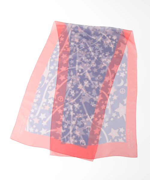 BED J.W. FORD（ベッドフォード）の「【BED J.W. FORD / ベッドフォード】180×55 Stall（ストール/ショール・メンズ・グリーン/レッド・FREE）」の4枚目の写真