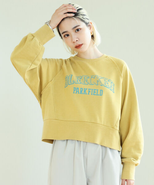 BeAMS DOT（ビームスドット）の「BeAMS DOT / ピグメント ロゴ ショートスウェット（スウェット・レディース・ホワイト系その他5/イエロー系その他5/ブラック系その他4・FREE）」の15枚目の写真