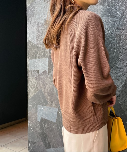 StyleSea(スタイルシー)の「深Vネックリブニット&ノースリーブニット セット(ニット/セーター・レディース・ブラック/グレー/モカ・FREE)」の22枚目の写真