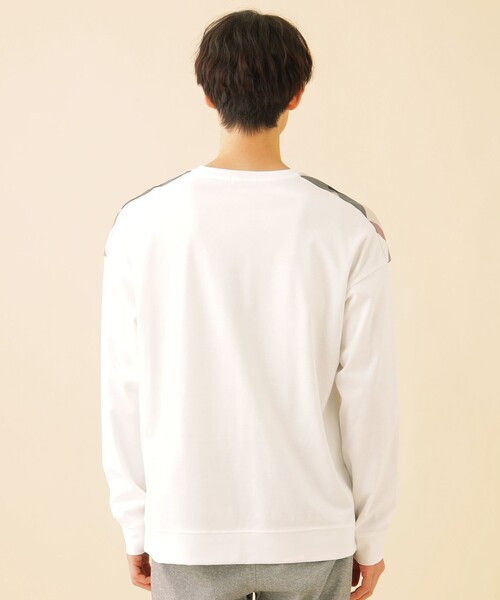 CB CRESTBRIDGE（シービークレストブリッジ）の「ラインチェックロンT（Tシャツ/カットソー・メンズ・ブラック/オフホワイト・M）」の5枚目の写真