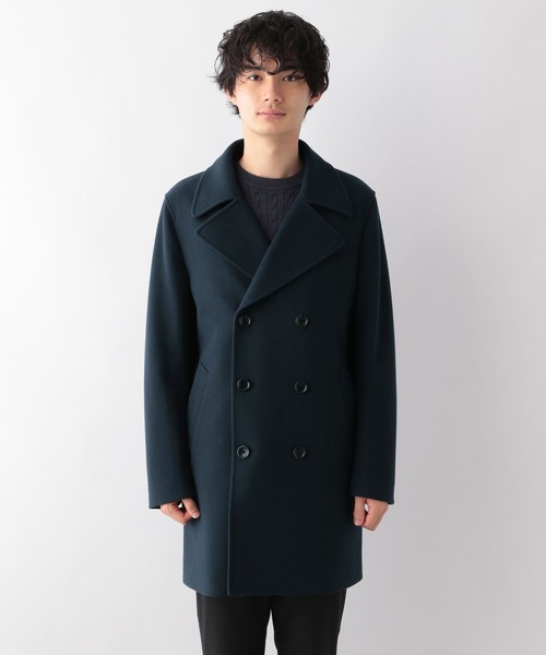 GLOBAL WORK(グローバルワーク)の「WT ハーフトレンチコート/278050(トレンチコート・メンズ・ベージュ/ネイビー・SMALL/MEDIUM/LARGE)」の4枚目の写真