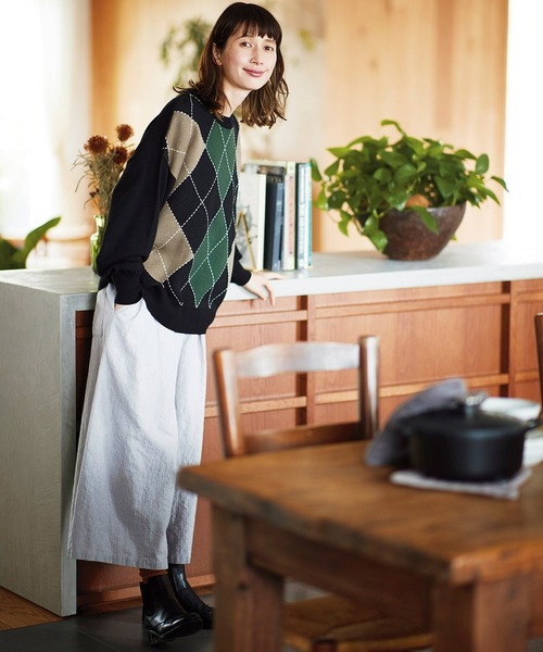 SUNNY★★ サニークラウズ フードニットカーディガン＜レディース＞黒