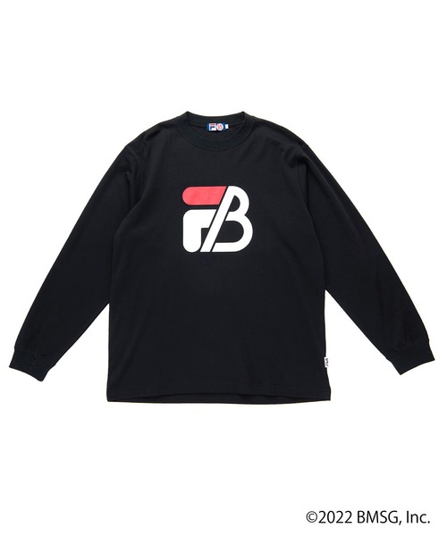 FILA（フィラ）の「FILA x BE:FIRST PRINT L/S TEE / フィラ × ビーファースト プリント ロングスリーブ ティー（Tシャツ/カットソー・レディース・ブラック/レッド/ホワイト・M/L）」の3枚目の写真