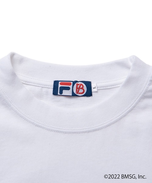 FILA（フィラ）の「FILA x BE:FIRST PRINT L/S TEE / フィラ × ビーファースト プリント ロングスリーブ ティー（Tシャツ/カットソー・レディース・ブラック/レッド/ホワイト・M/L）」の5枚目の写真
