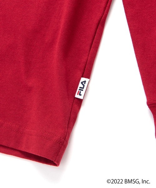 FILA（フィラ）の「FILA x BE:FIRST PRINT L/S TEE / フィラ × ビーファースト プリント ロングスリーブ ティー（Tシャツ/カットソー・レディース・ブラック/レッド/ホワイト・M/L）」の12枚目の写真