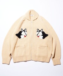 FREAK'S STORE | WEB限定 ビッグシルエット ジップアップ カウチンニット/セーター(カーディガン/ボレロ)