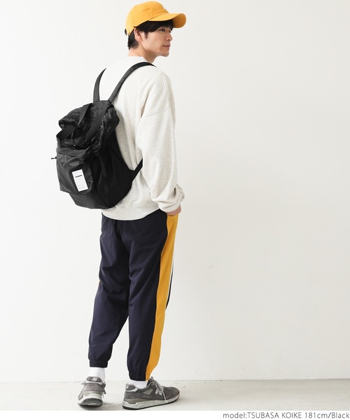 coca（coca）（コカ）の「メンズ3wayポケッタブルバッグパック（バックパック/リュック・メンズ・ブラック・ONE SIZE）」の3枚目の写真