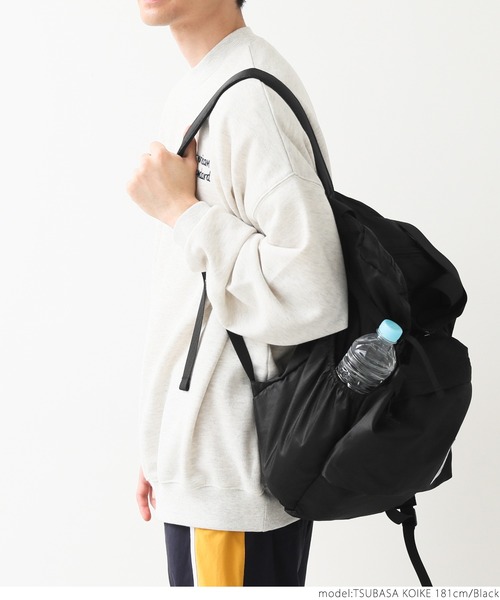 coca（coca）（コカ）の「メンズ3wayポケッタブルバッグパック（バックパック/リュック・メンズ・ブラック・ONE SIZE）」の4枚目の写真