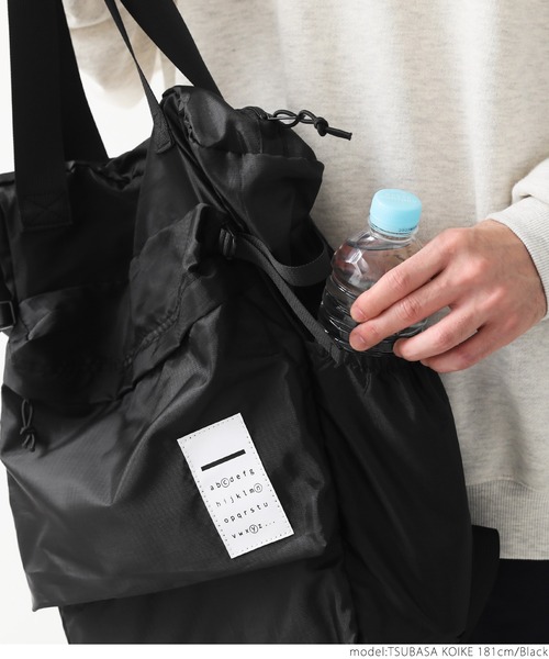 coca（coca）（コカ）の「メンズ3wayポケッタブルバッグパック（バックパック/リュック・メンズ・ブラック・ONE SIZE）」の6枚目の写真