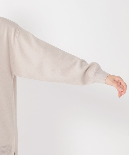 studio CLIP（スタディオクリップ）の「【お手入れらくらくニット】12ゲージソフィニータートルプルオーバー（ニット/セーター・レディース・ブラック/グレー/ライトグリーン/モカ/オレンジ/チャコール/ダークブラウン/ブルー・FREE）」の21枚目の写真