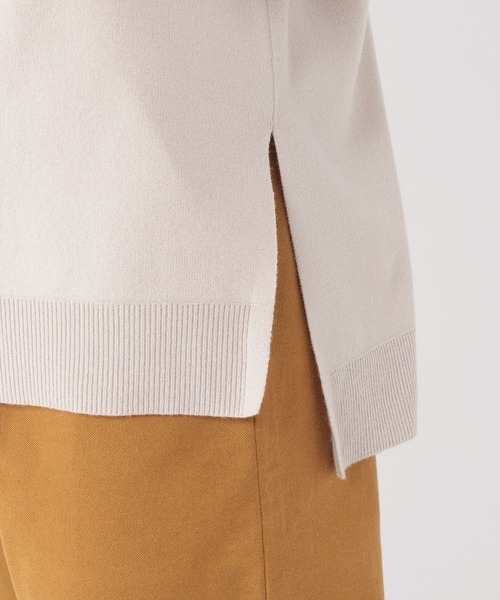 studio CLIP（スタディオクリップ）の「【お手入れらくらくニット】12ゲージソフィニータートルプルオーバー（ニット/セーター・レディース・ブラック/グレー/ライトグリーン/モカ/オレンジ/チャコール/ダークブラウン/ブルー・FREE）」の10枚目の写真