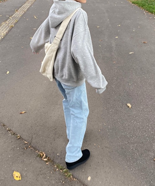 Chillfar（チルファー）の「1980ワッペンパーカー（パーカー・レディース・ブラック/ダークグリーン/オートミール/杢グレー/ブラウン/ネイビー・FREE）」の12枚目の写真