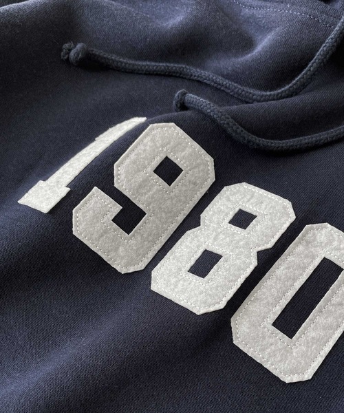 Chillfar（チルファー）の「1980ワッペンパーカー（パーカー・レディース・ブラック/ダークグリーン/オートミール/杢グレー/ブラウン/ネイビー・FREE）」の20枚目の写真