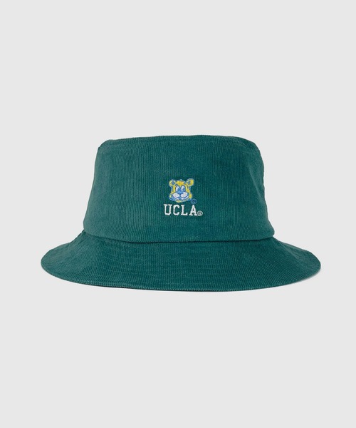 UCLA(ユーシーエルエー)の「UCLA カレッジ刺繍バケットハット(ハット・メンズ・ブラック/グリーン/ライトブラウン・FREE)」の3枚目の写真